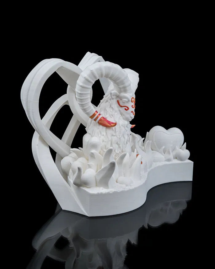 Aries Inferno Ram – Zodiac Statement Sculpture