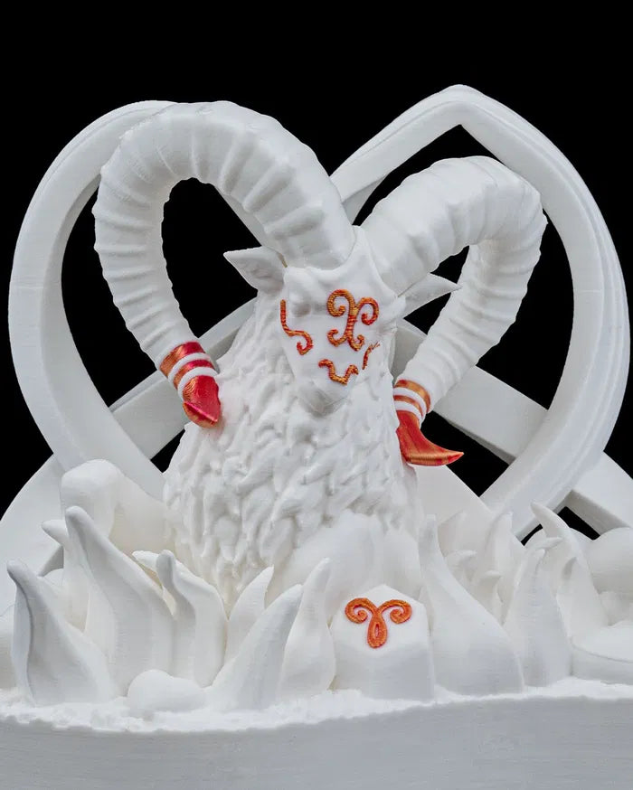 Aries Inferno Ram – Zodiac Statement Sculpture