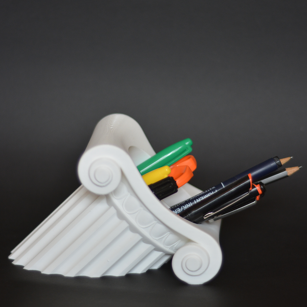 Roman Pillar Desk Organizer – Aesthetic Pen Holder & Multi-Purpose Storage