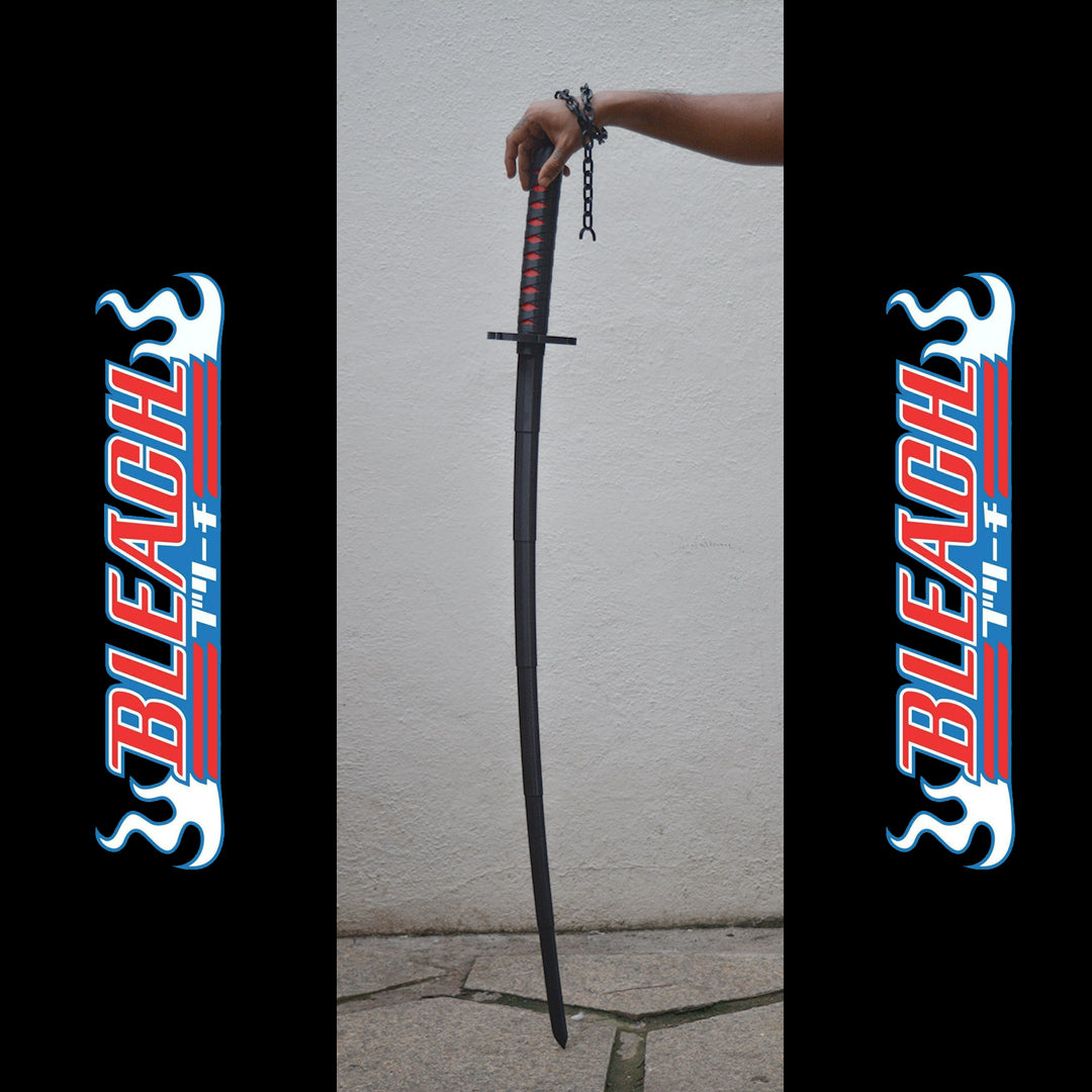 Bleach Katana – Ichigo Kurosaki’s Zangetsu Sword (Retractable Anime Collectible)