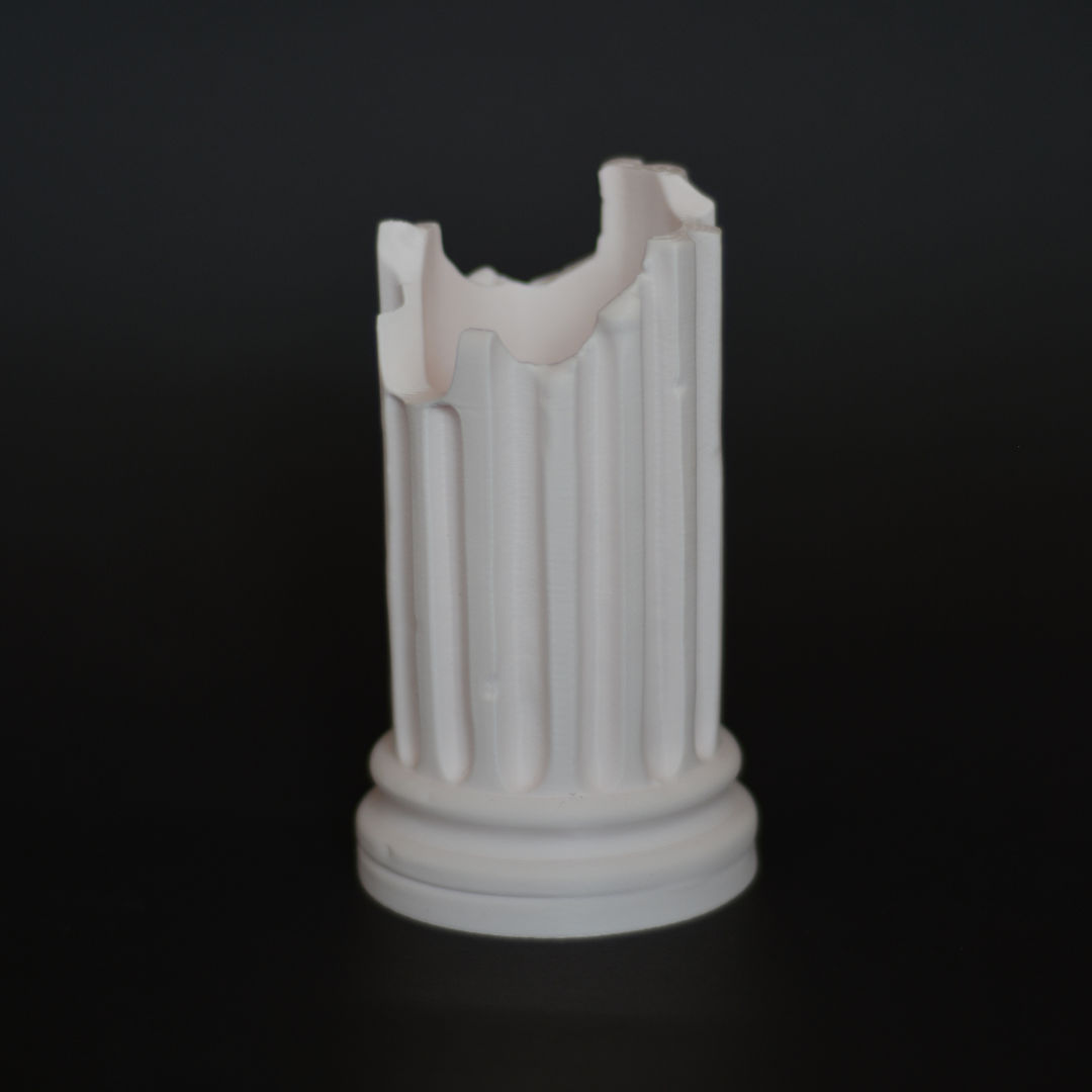 Broken Roman Pillar Desk Organizer – Aesthetic Pen Holder