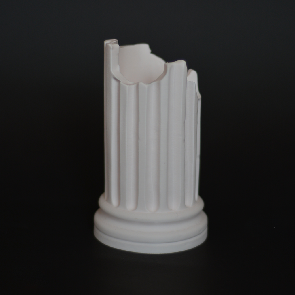 Broken Roman Pillar Desk Organizer – Aesthetic Pen Holder